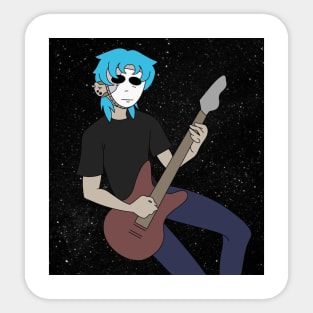 play guitar Sticker